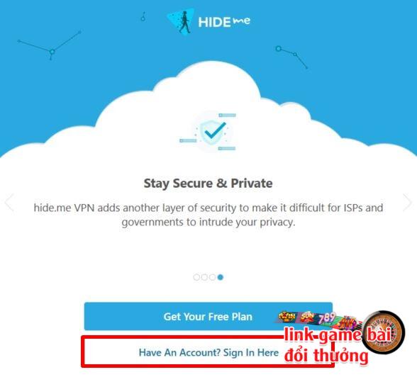 Đăng nhập/Đăng ký Hide.me VPN